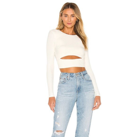 Lovers + Friends Tops - Revolve Cream Clea top. Never worn!